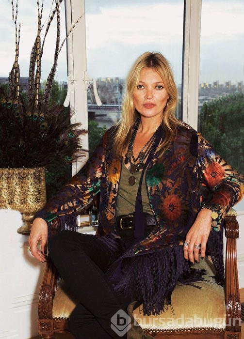 Kate Moss'un yeni işi ev dekorasyonu