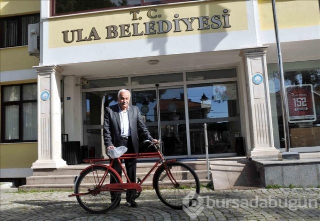 Bu ilçede ulaşım pedalla sağlanıyor
