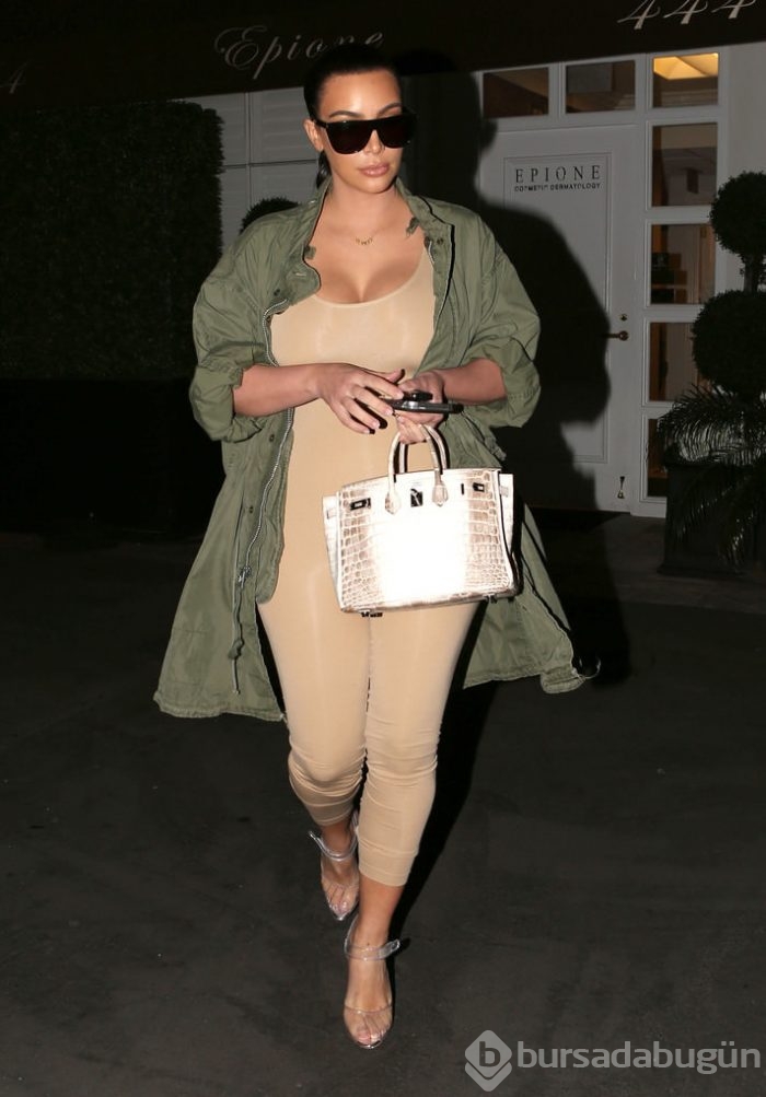 Kim Kardashian doğum kilolarını veriyor!	
