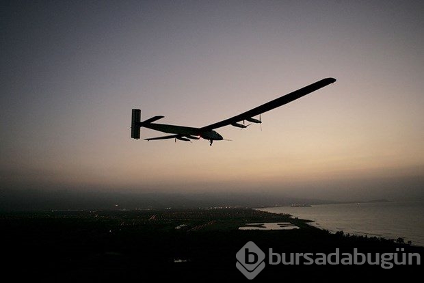 'Solar Impulse 2' test için havalandı