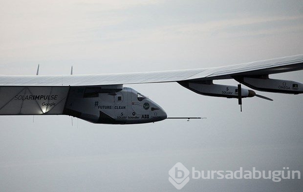 'Solar Impulse 2' test için havalandı