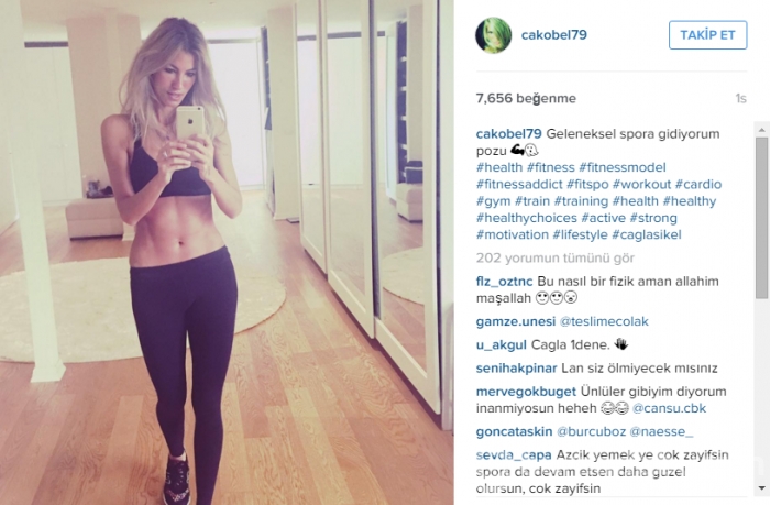 Çağla Şıkel'in fotoğrafı olay oldu
