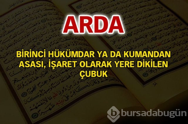 Kuran'da geçen isimler ve anlamları
