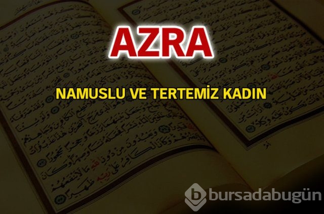 Kuran'da geçen isimler ve anlamları
