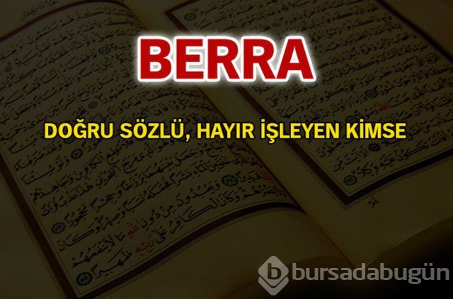 Kuran'da geçen isimler ve anlamları
