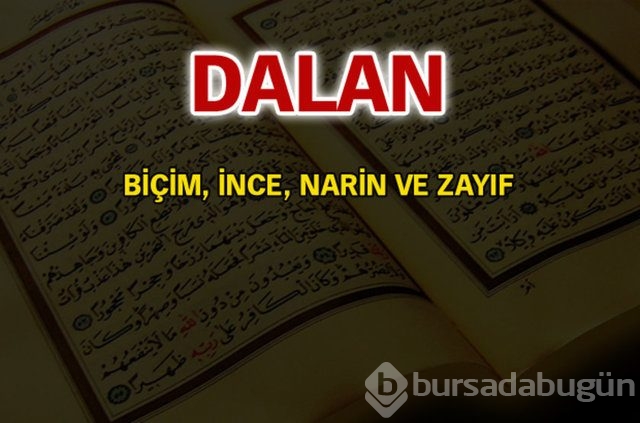Kuran'da geçen isimler ve anlamları
