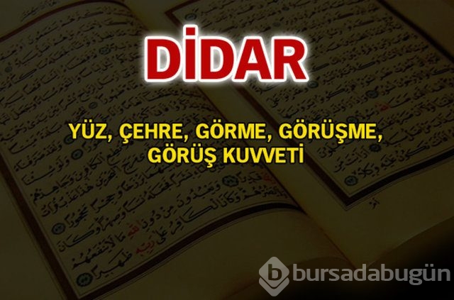 Kuran'da geçen isimler ve anlamları

