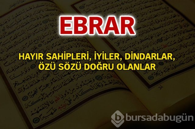 Kuran'da geçen isimler ve anlamları
