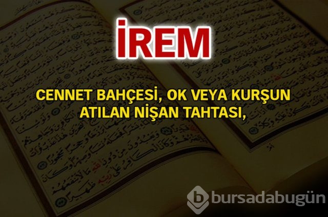 Kuran'da geçen isimler ve anlamları
