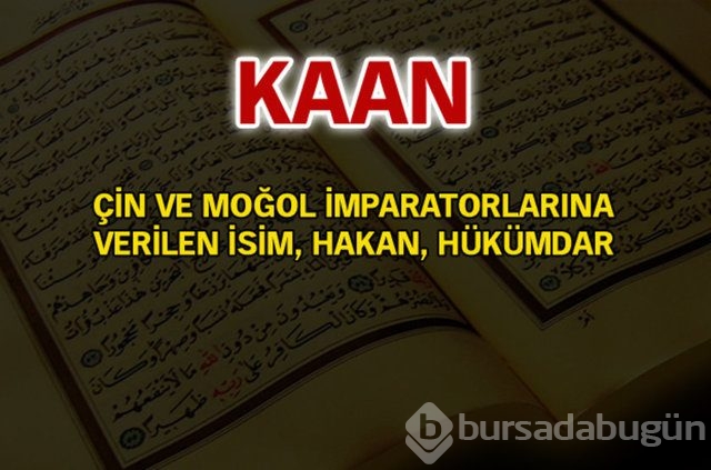 Kuran'da geçen isimler ve anlamları
