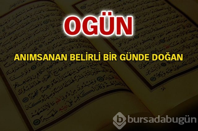 Kuran'da geçen isimler ve anlamları
