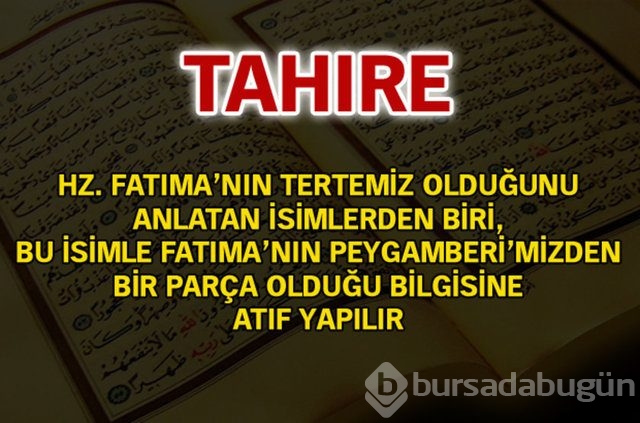 Kuran'da geçen isimler ve anlamları
