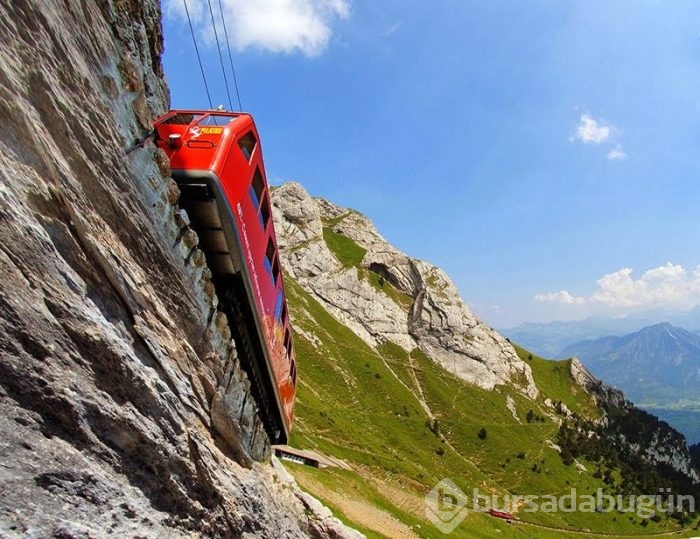 Dünyanın zirvesine giden tren