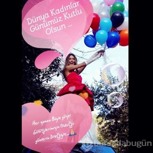 Ünlülerin 8 Mart paylaşımları