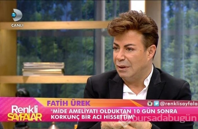 Fatih Ürek: ''Dostlarımı aradım herkesle helalleştim!''