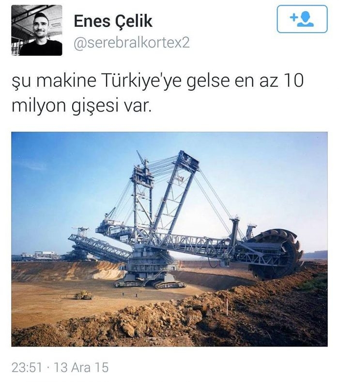 Milli sporumuz 'iş makinesi'
