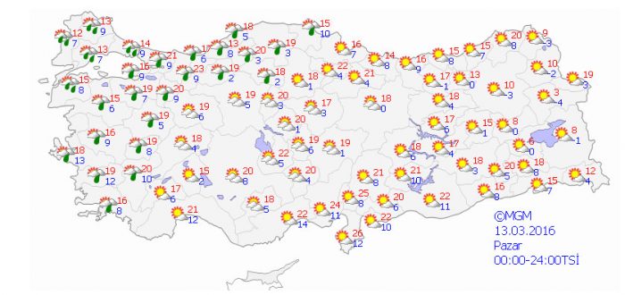 Meteoroloji'den yağış uyarısı! 5 günlük hava durumu