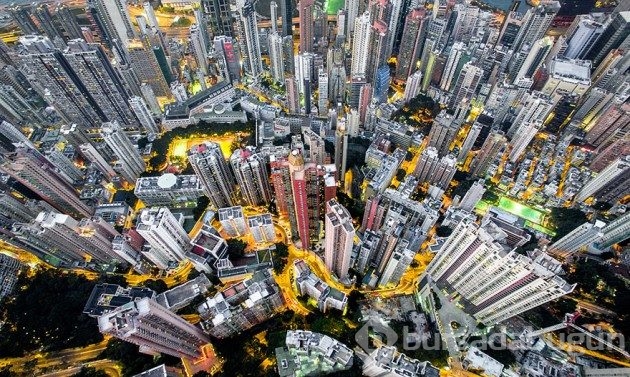 Biblo gibi sıralanmış yapılarıyla Hong Kong'dan 6 drone fotoğrafı
