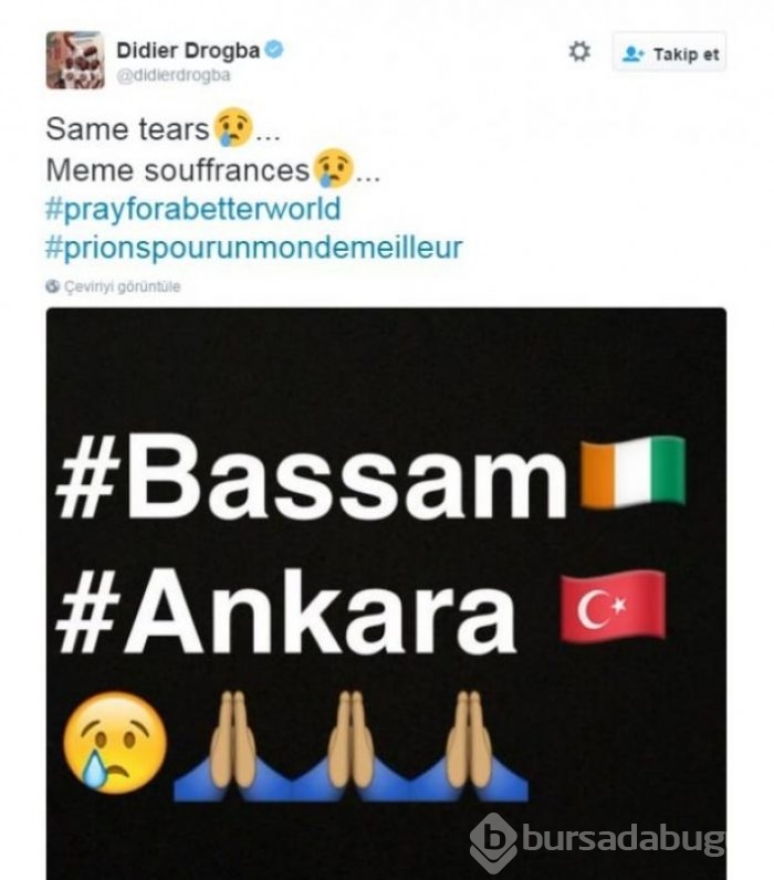 Futbol dünyasından teröre lanet