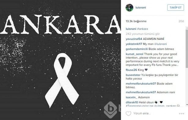 Futbol dünyasından teröre lanet
