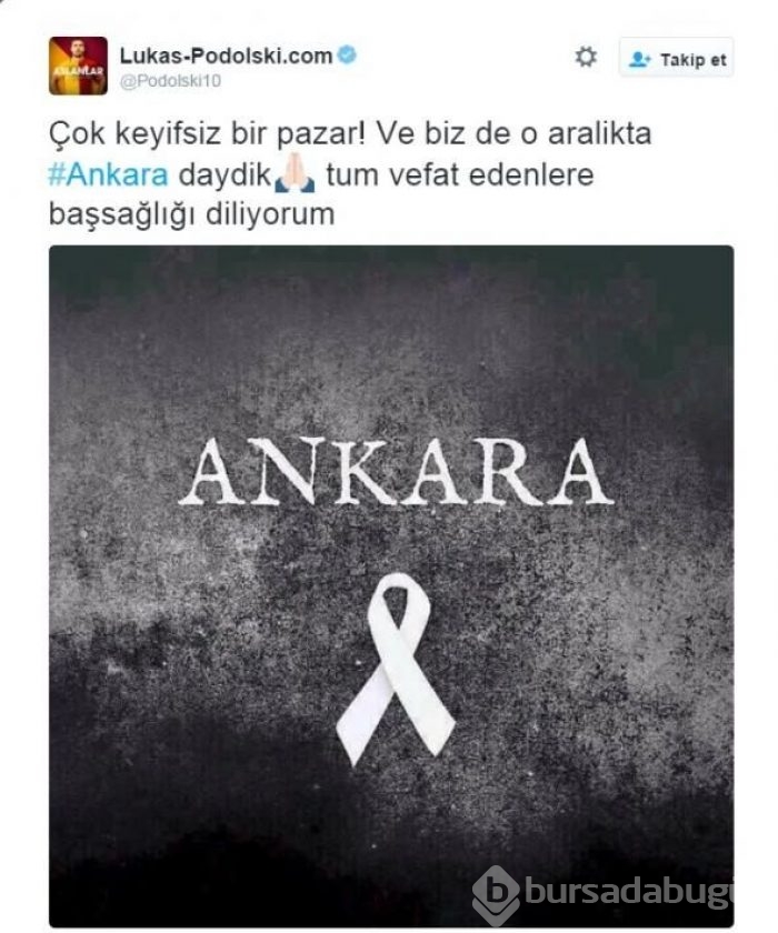 Futbol dünyasından teröre lanet