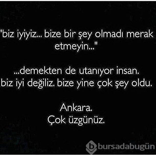 Ünlü isimler Ankara'daki patlamayı lanetledi!