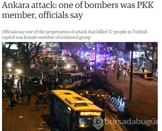 Dış basında Ankara saldırısına tepkiler
