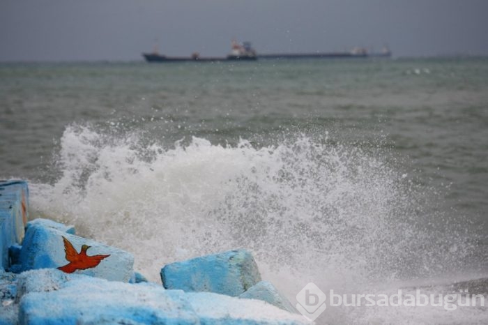 Marmara Denizi'nde ulaşıma poyraz engeli