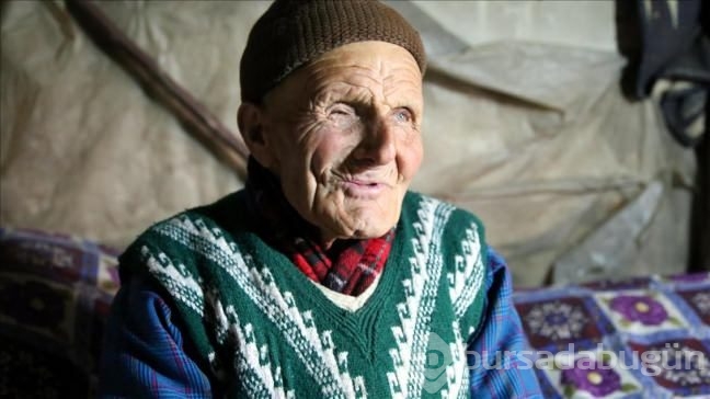 Görme engelli Şaban dedenin tek odalı evde zor yaşamı