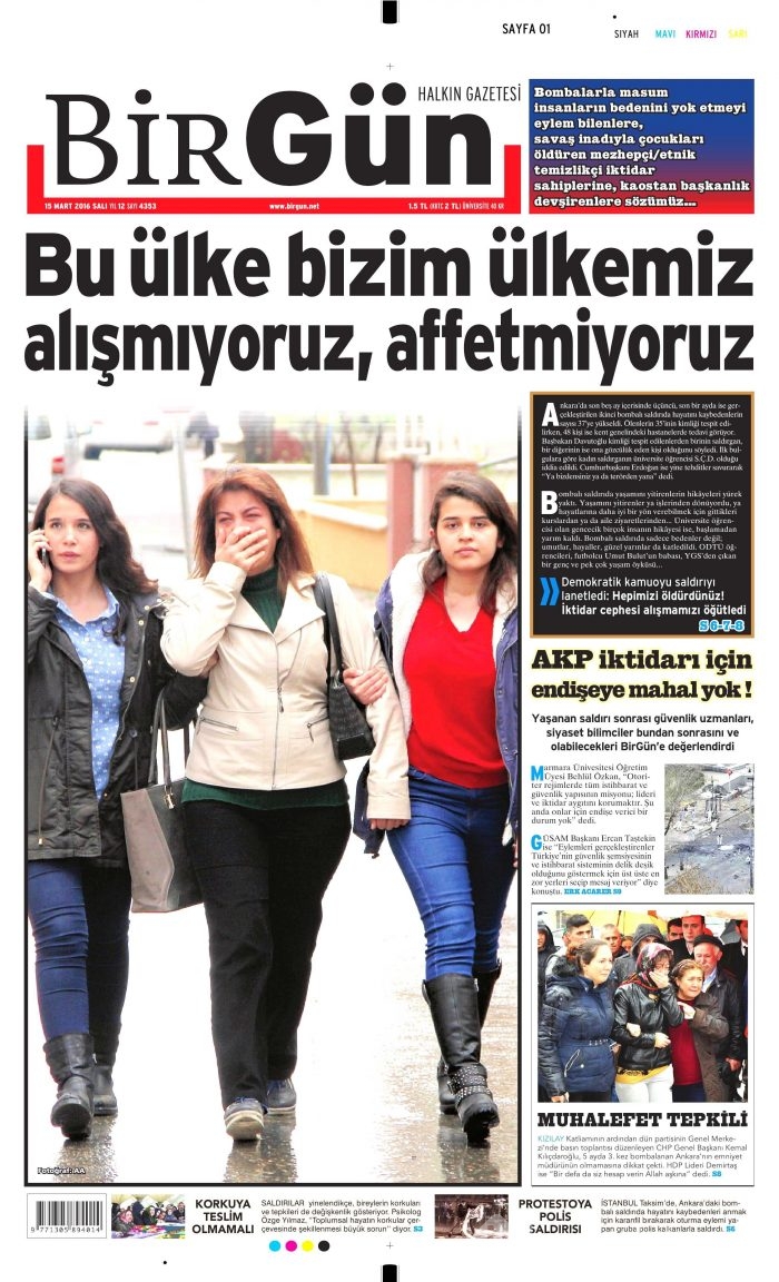 15 Mart gazete manşetleri