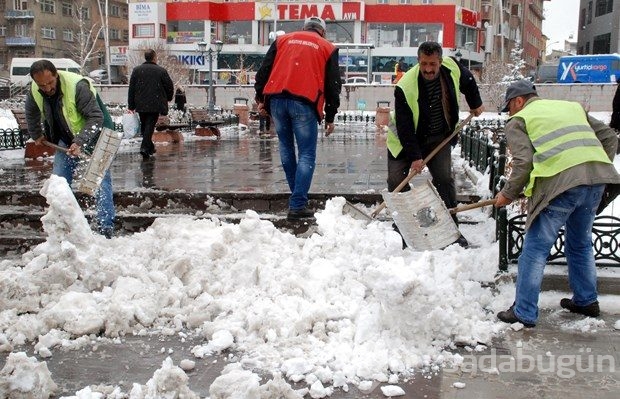 Mart ortasında kış geri geldi