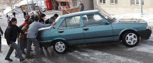Mart ortasında kış geri geldi