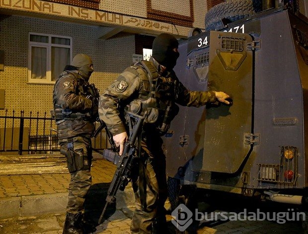 İstanbul'da terör örgütü operasyonu
