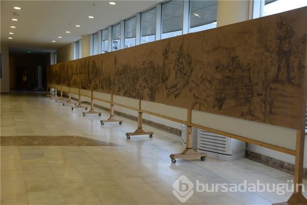 19 metre 15 santimetrelik "Çanakkale Destanı"