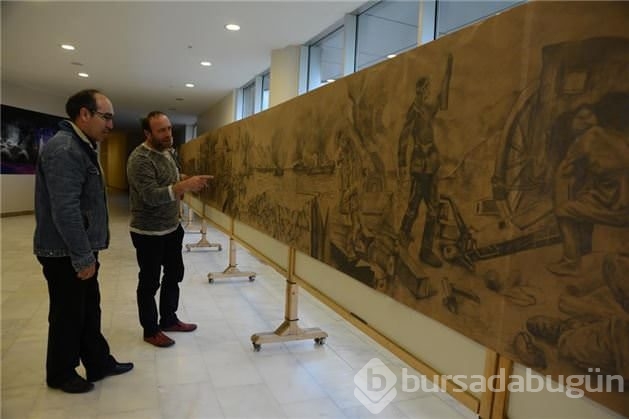 19 metre 15 santimetrelik "Çanakkale Destanı"
