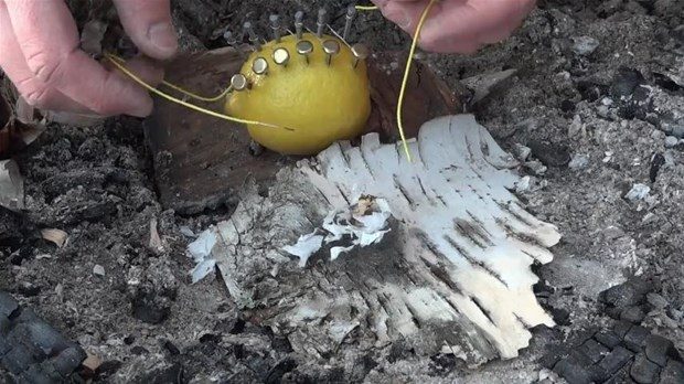 Limonla ateş yaktı
