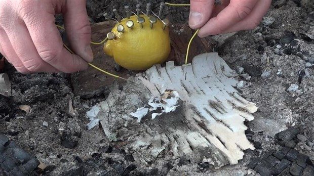 Limonla ateş yaktı
