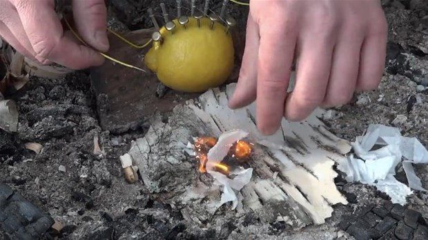 Limonla ateş yaktı
