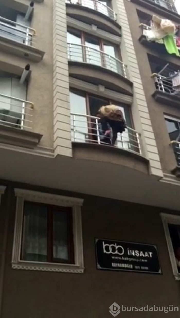 ''Kocam beni öldürecek'' deyip balkona koştu

