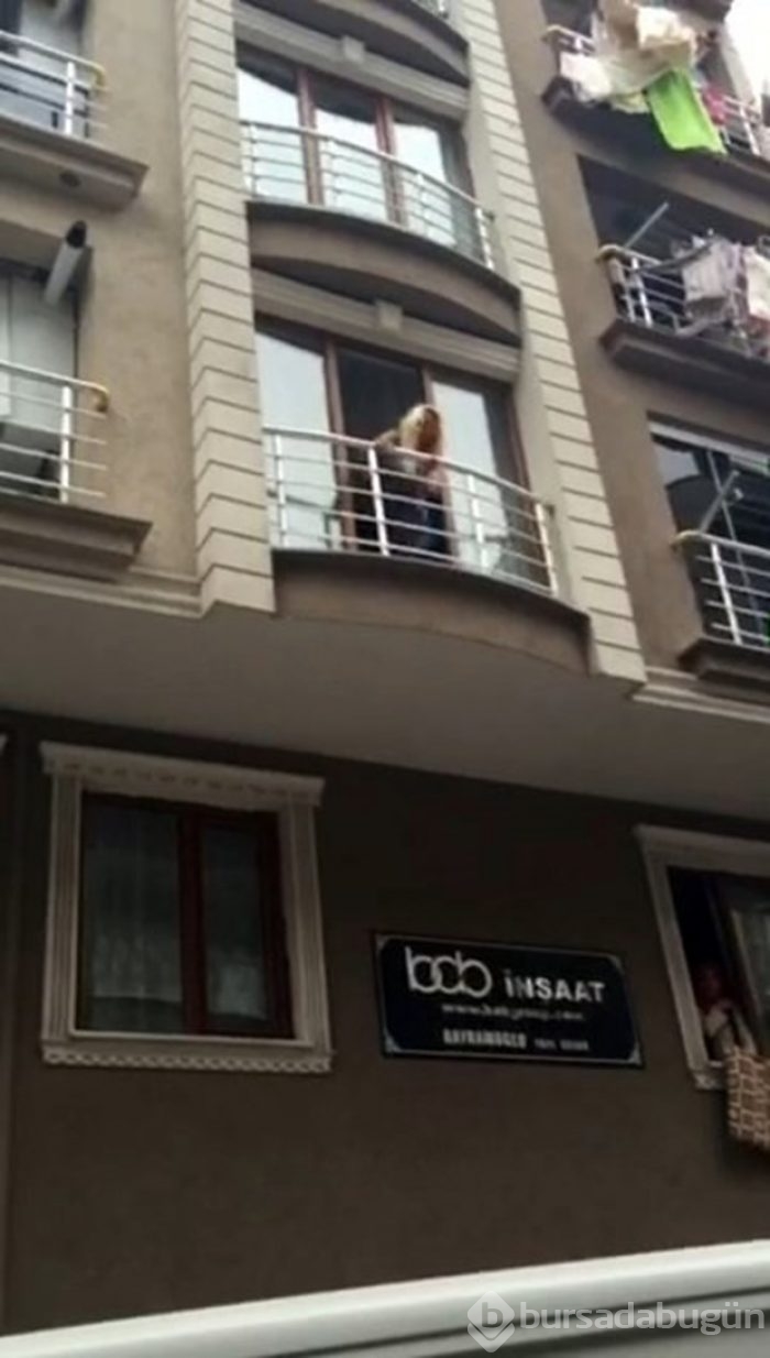 ''Kocam beni öldürecek'' deyip balkona koştu
