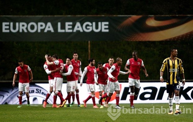 Braga-Fenerbahçe karşılaşmasından kareler
