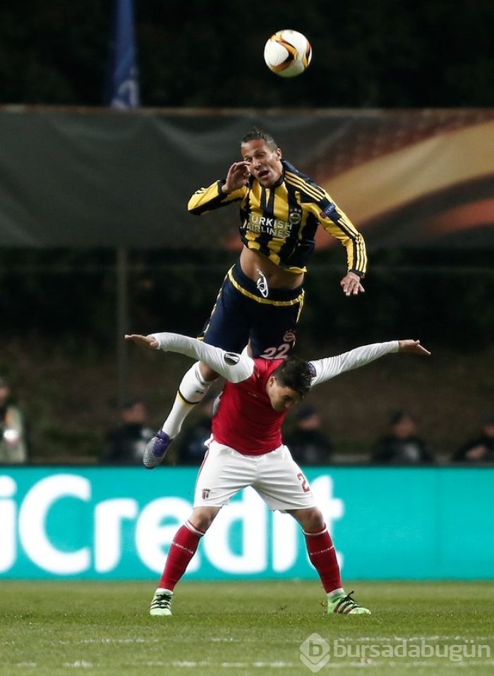 Braga-Fenerbahçe karşılaşmasından kareler

