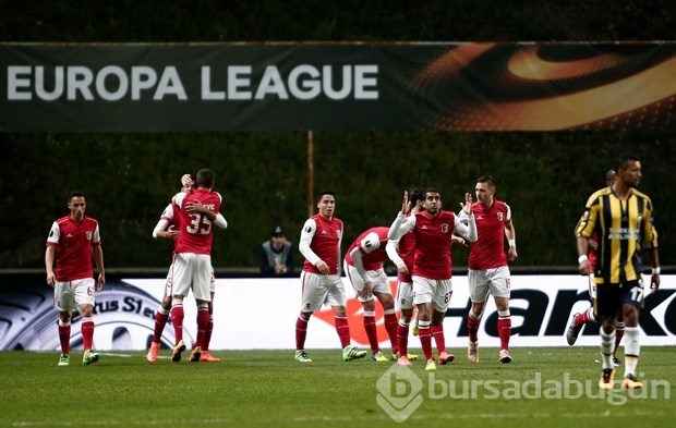 Braga-Fenerbahçe karşılaşmasından kareler
