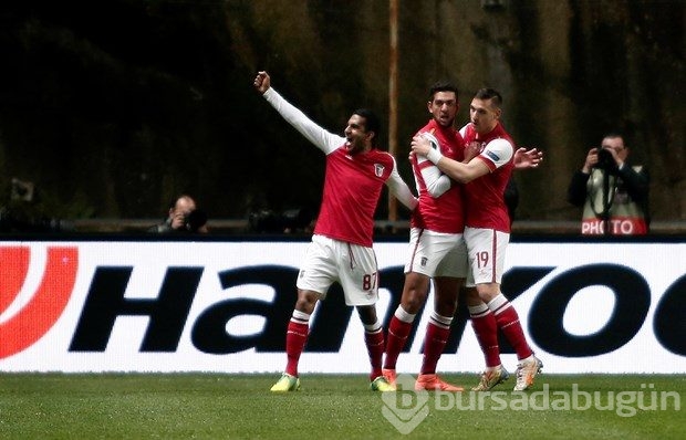 Braga-Fenerbahçe karşılaşmasından kareler

