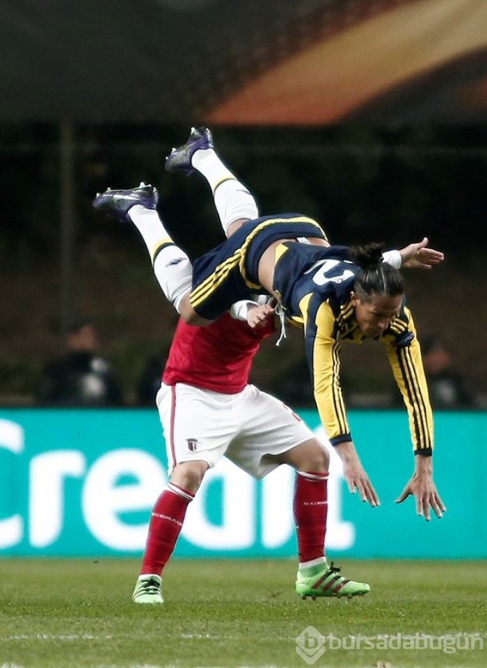 Braga-Fenerbahçe karşılaşmasından kareler
