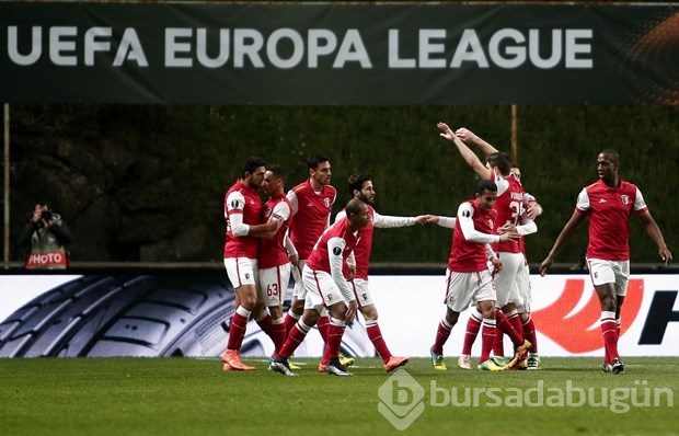 Braga-Fenerbahçe karşılaşmasından kareler
