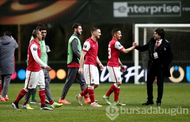 Braga-Fenerbahçe karşılaşmasından kareler
