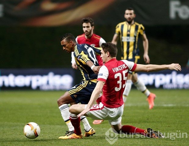 Braga-Fenerbahçe karşılaşmasından kareler
