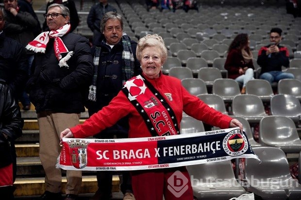 Braga-Fenerbahçe karşılaşmasından kareler
