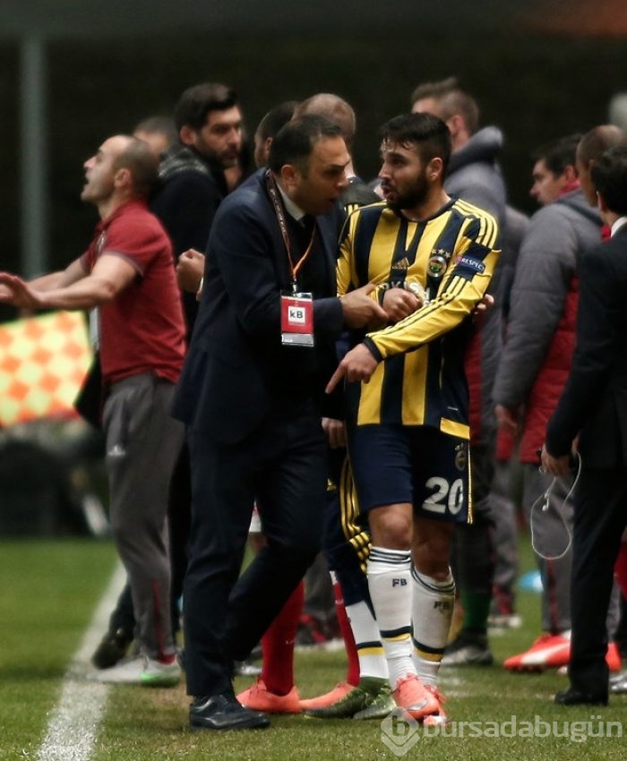 Braga-Fenerbahçe karşılaşmasından kareler
